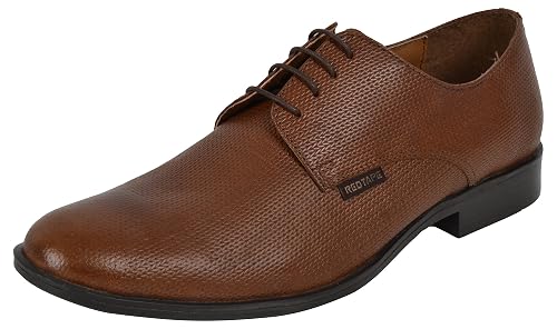 Derbys Tan Leather Formal Shoes 
