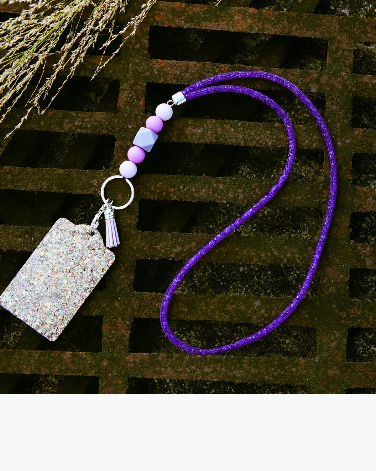 Amazon.co.jp: Heyah キラキラビーズ シリコン IDバッジホルダー