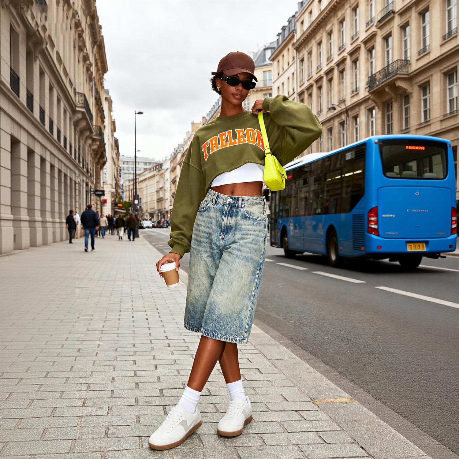 Sneakers for Women Business Casual Tennis Shoes Comfortable Lace up Slip on Women's Fashion Sneakers - Image 3