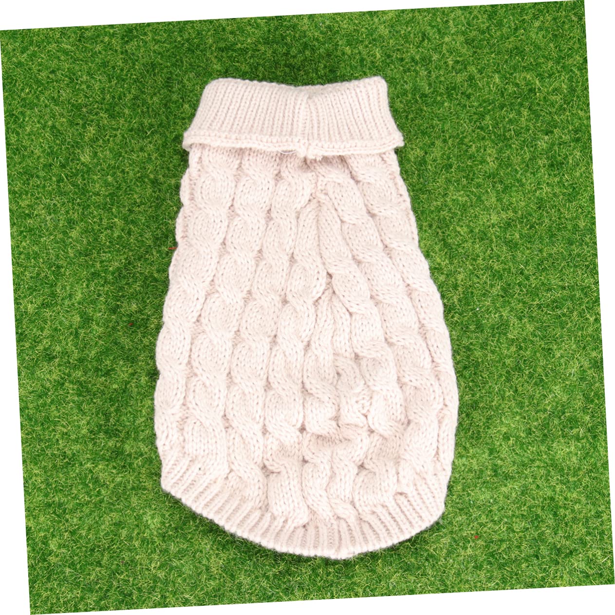 FOMIYES 3 Pz Maglione Natalizio Animale Domestico con Cappuccio Cappotto in Maglia per Cani Maglione Rosa Cappotto Rosa Natale Vestiti Panno per Cani da Festa Il Cane Capi di Abbigliamento