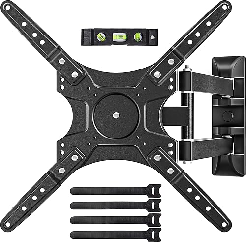 Miniatura 1 de Nuevo soporte de pared para TV de movimiento completo 2025 para la mayoría de televisores de 26 a 55 pulgadas, soporte de TV giratorio e inclinable