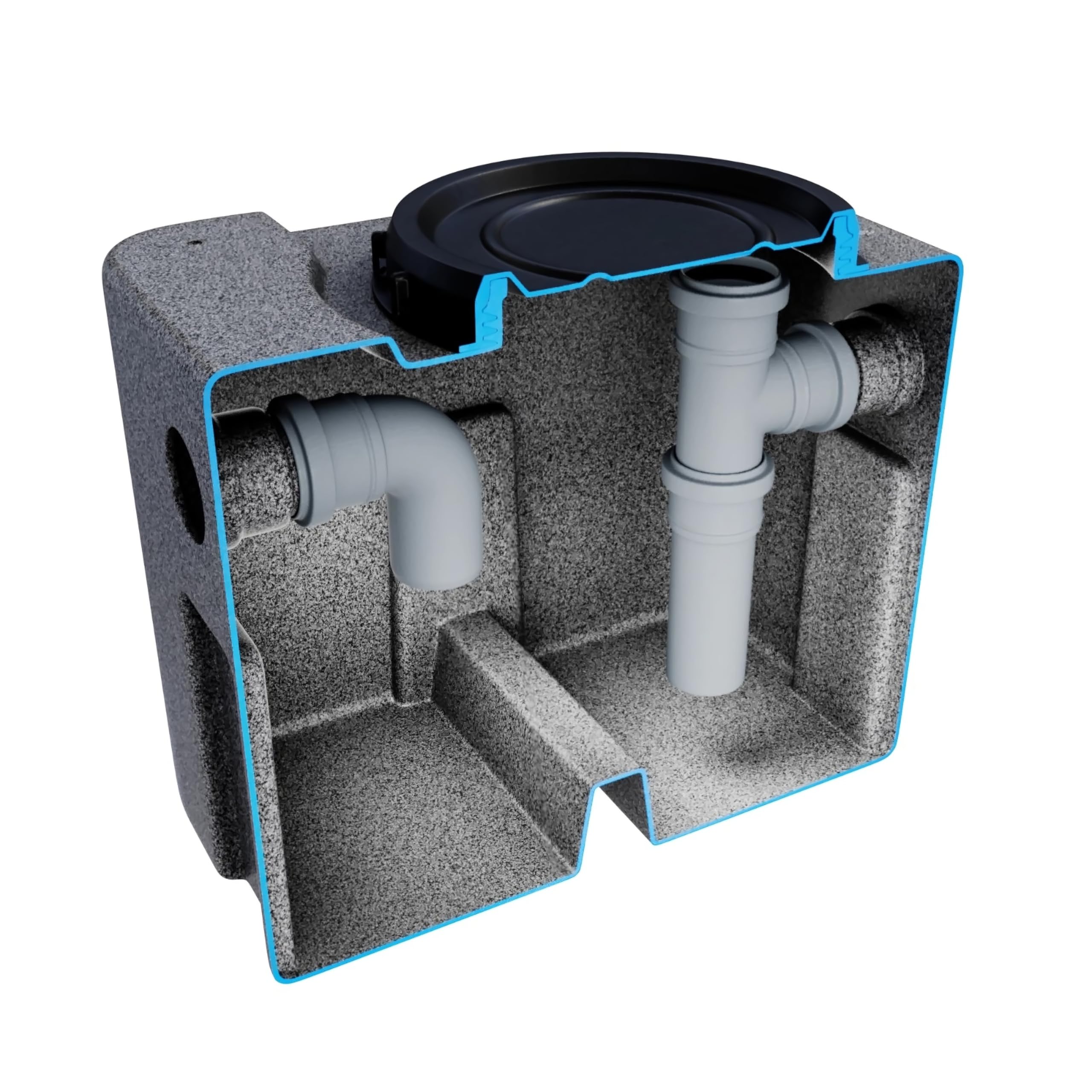 Varile Separador de grasa comercial "SimpleFilter28" 28L separador de aceite
