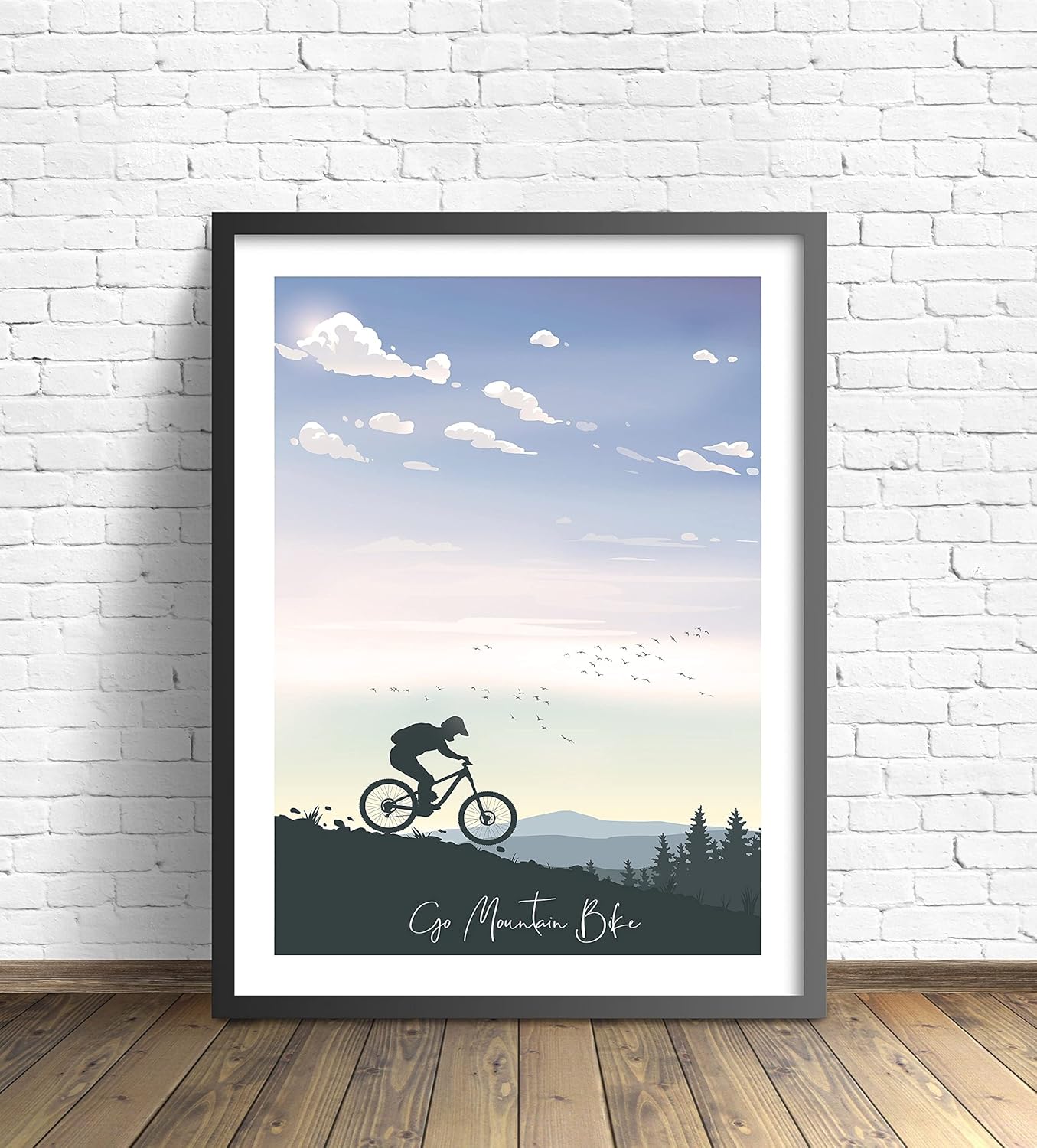Go Mountain Biking wall décor, Go Mountain Biking wall art