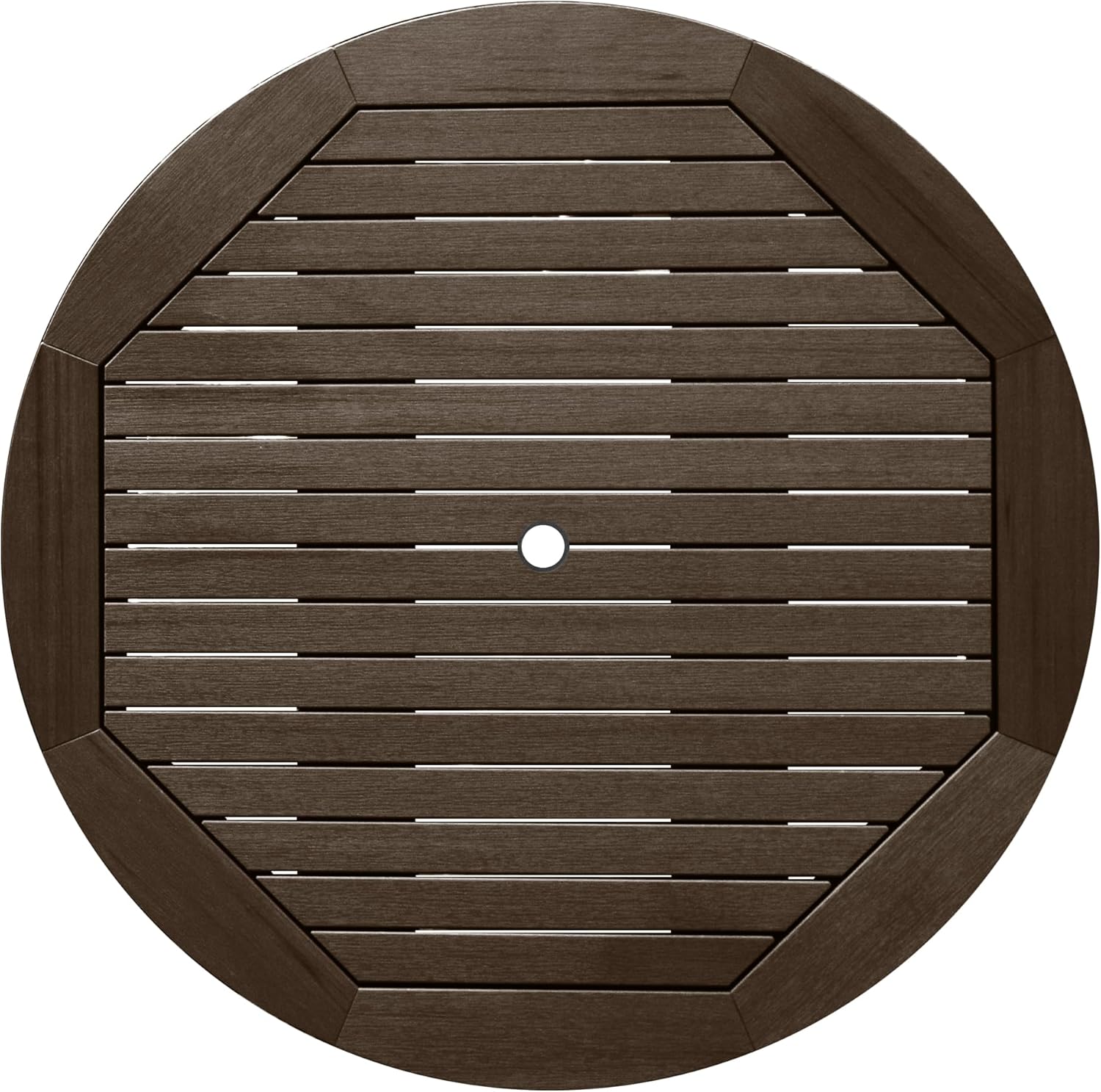 highwood Adirondack 48" Round Dining Table, Weathered Acorn