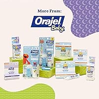 Vista 6 de Orajel Gel refrescante nocturno para bebés para dentición, sin medicamentos, marca #1 recomendada por pediatras para dentición*, un tubo de .18 onzas