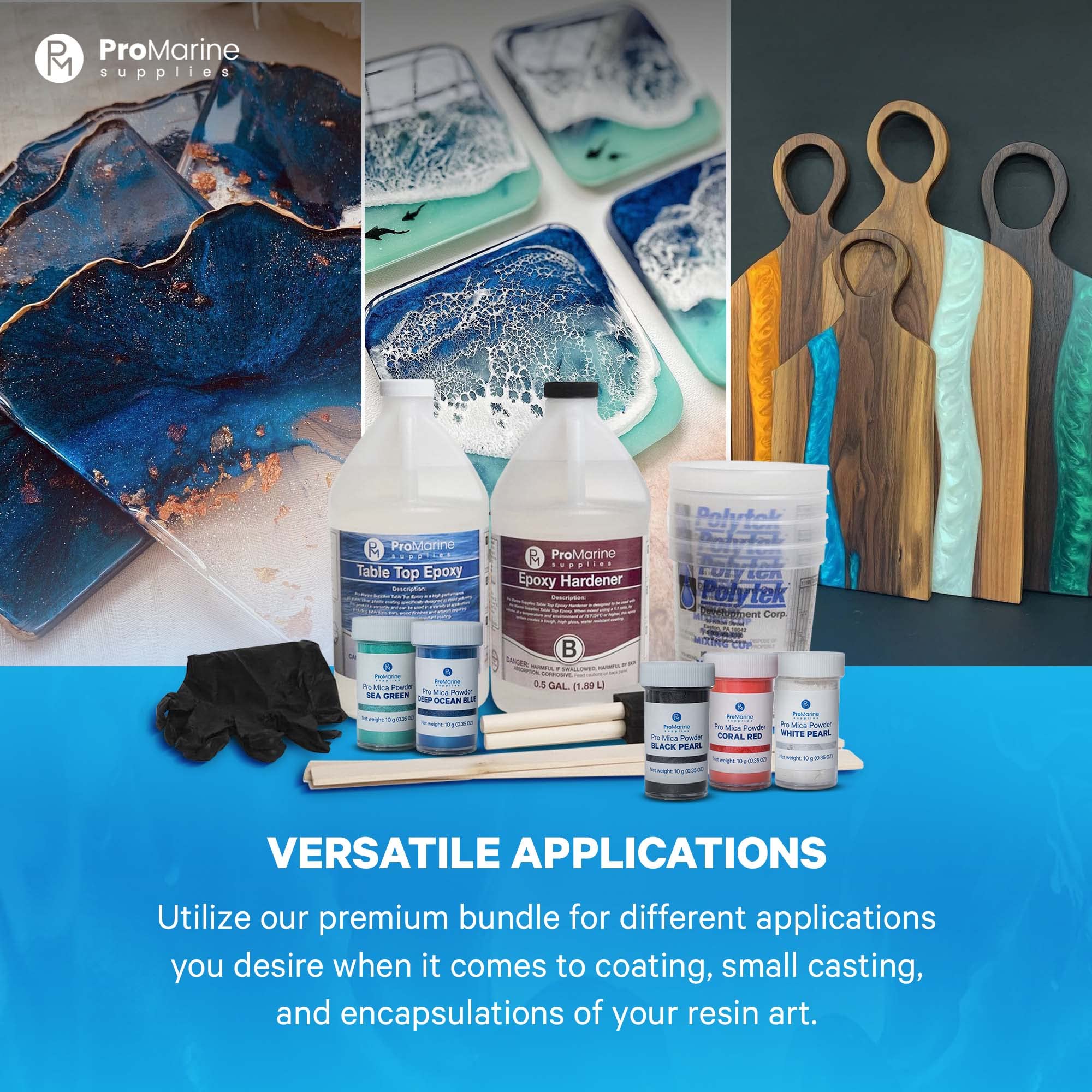 Buy Pro Marine Supplies Crystal Clear Table Top Epoxy Resin and