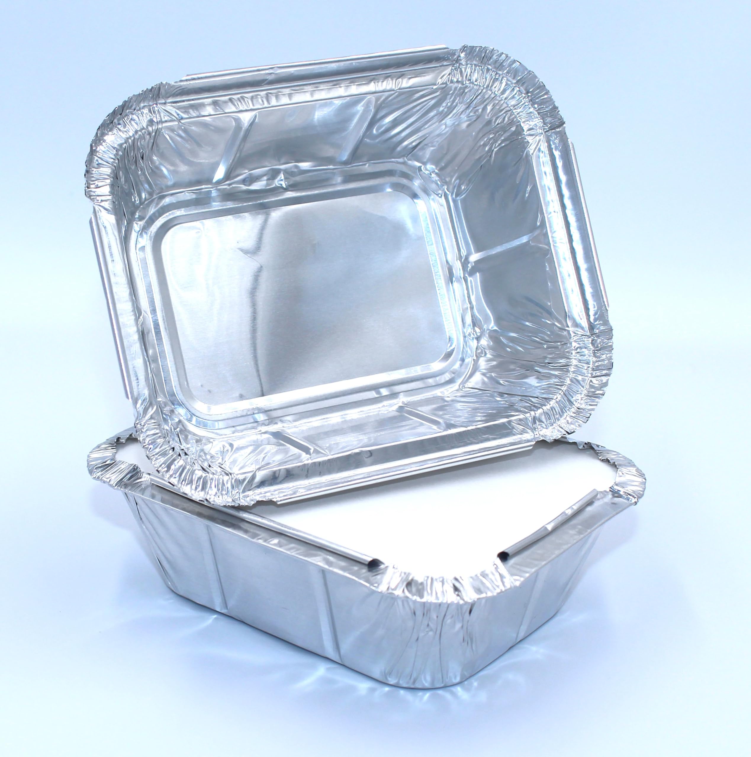 Sunrise Packaging 100 x EXTRA SMALL Aluminium Foil Containers with Lids - 250ml | Durable & Leak-Resistant Food Storage Containers for Roasting, Meal Prep, Takeout, and Events Parties