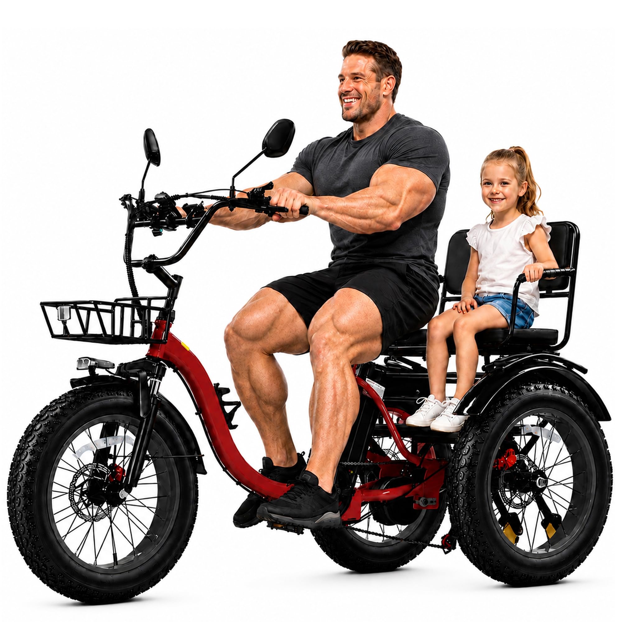 KAKIGO Electric Tricycle with Passenger Seat