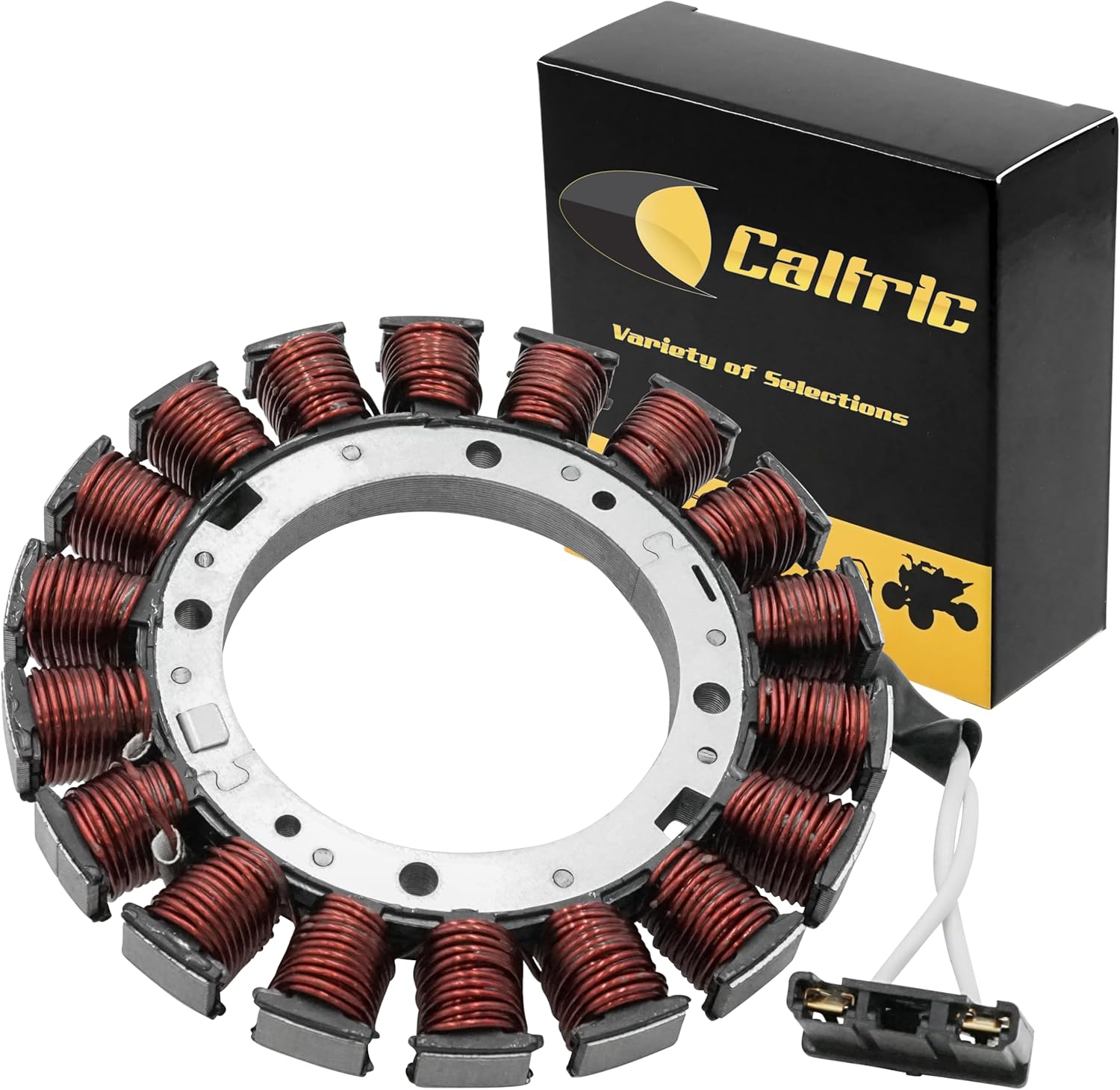 Caltric M153048 Stator Compatible with John Deere 325 335 345 647 657 667 717 GT235 GT245 GX255 GX335 LT180 LT190 LTR180 LX227 LX280 LX288 Z445 Z465 M153048