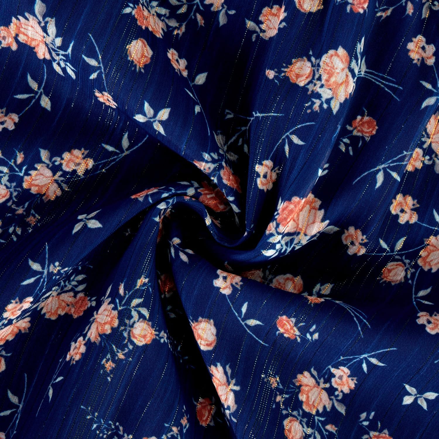 Girls Fall Long Sleeve Dress Floral Ruffle Flower Girl Formal Party Holiday Midi Dresses with Belt 5-14 Years - Image 6