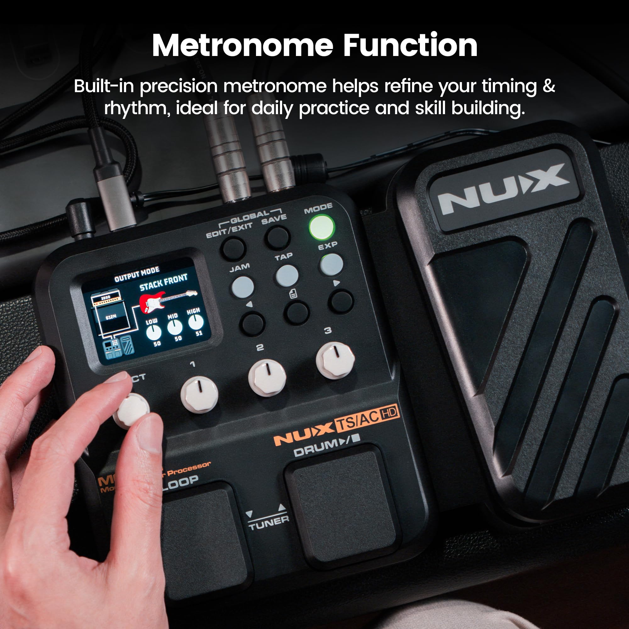 Amazon.com: NUX MG-101 Multi Effects Pedal with 46 Effects, 25