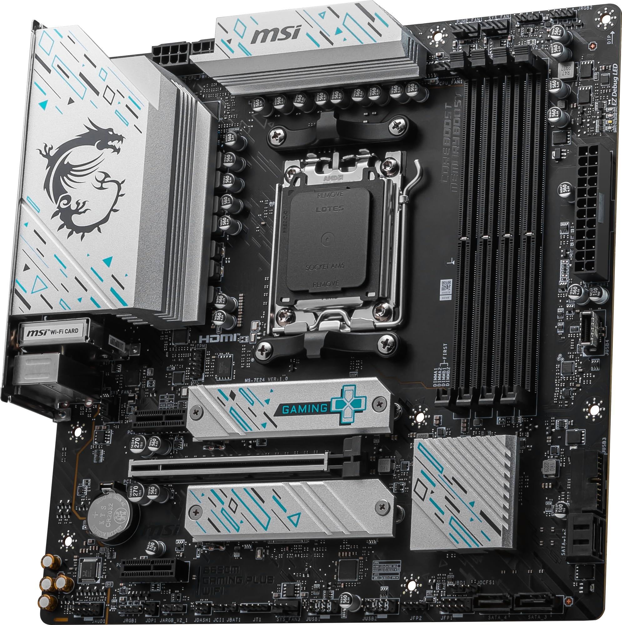 マザーボード MSI PRO B650M-A WIFI AMD Ryzen 7000 AM5 PRO B650M-A WIFI