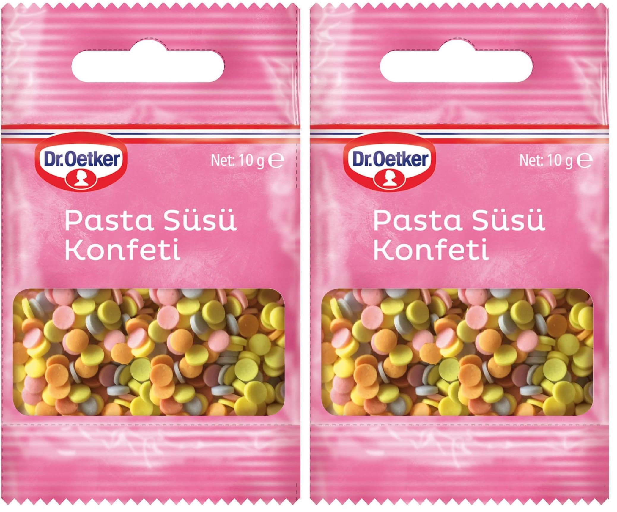 Dr. Oetker Dekor Pasta Süsü Konfeti 10 Gr 2li paket