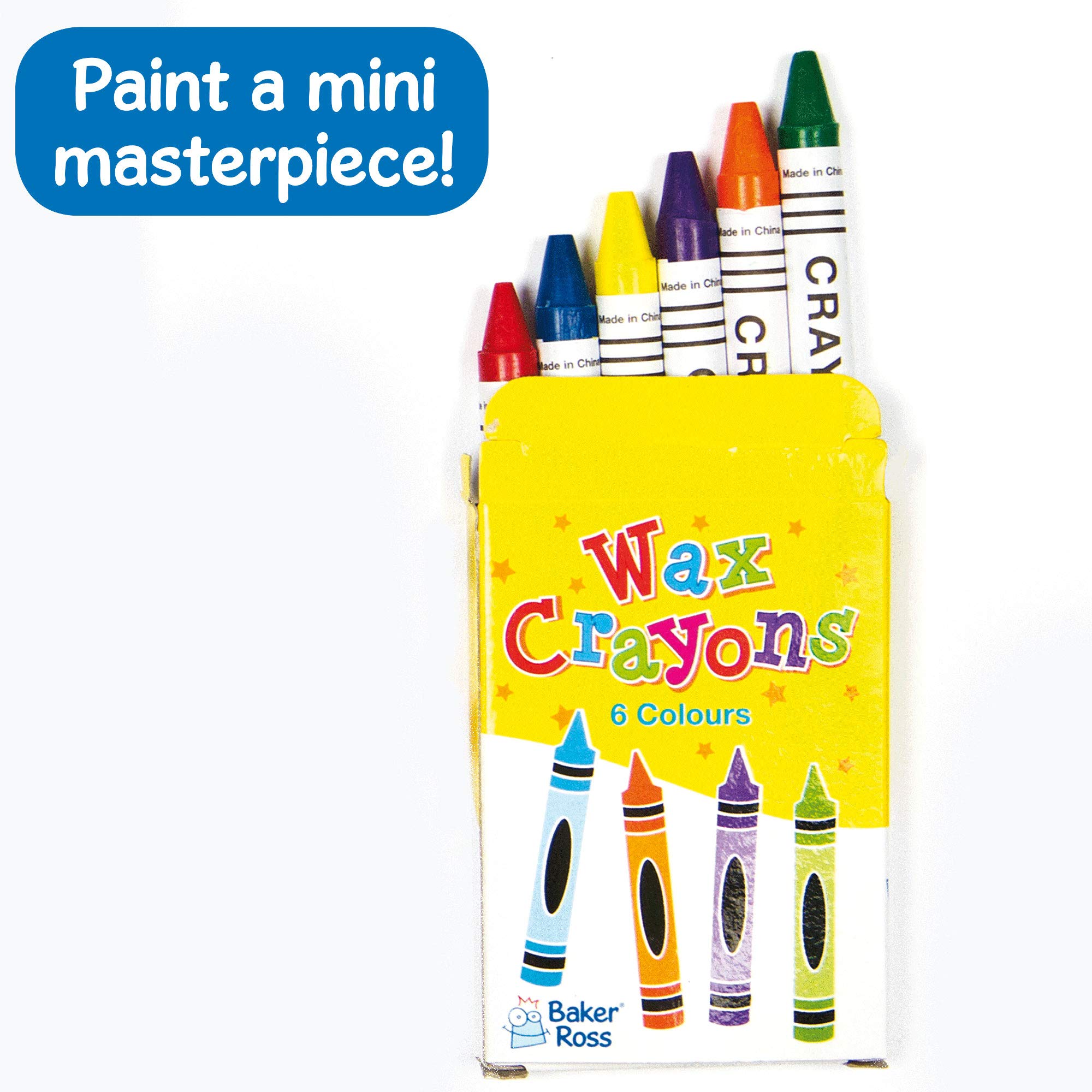 Lot De 10 Crayons De Cire Halloween Baker Ross - Couleurs Orange, Noir, Violet, Vert, Rouge, Blanc | Pour Dessin Et Loisirs Créatifs Enfants