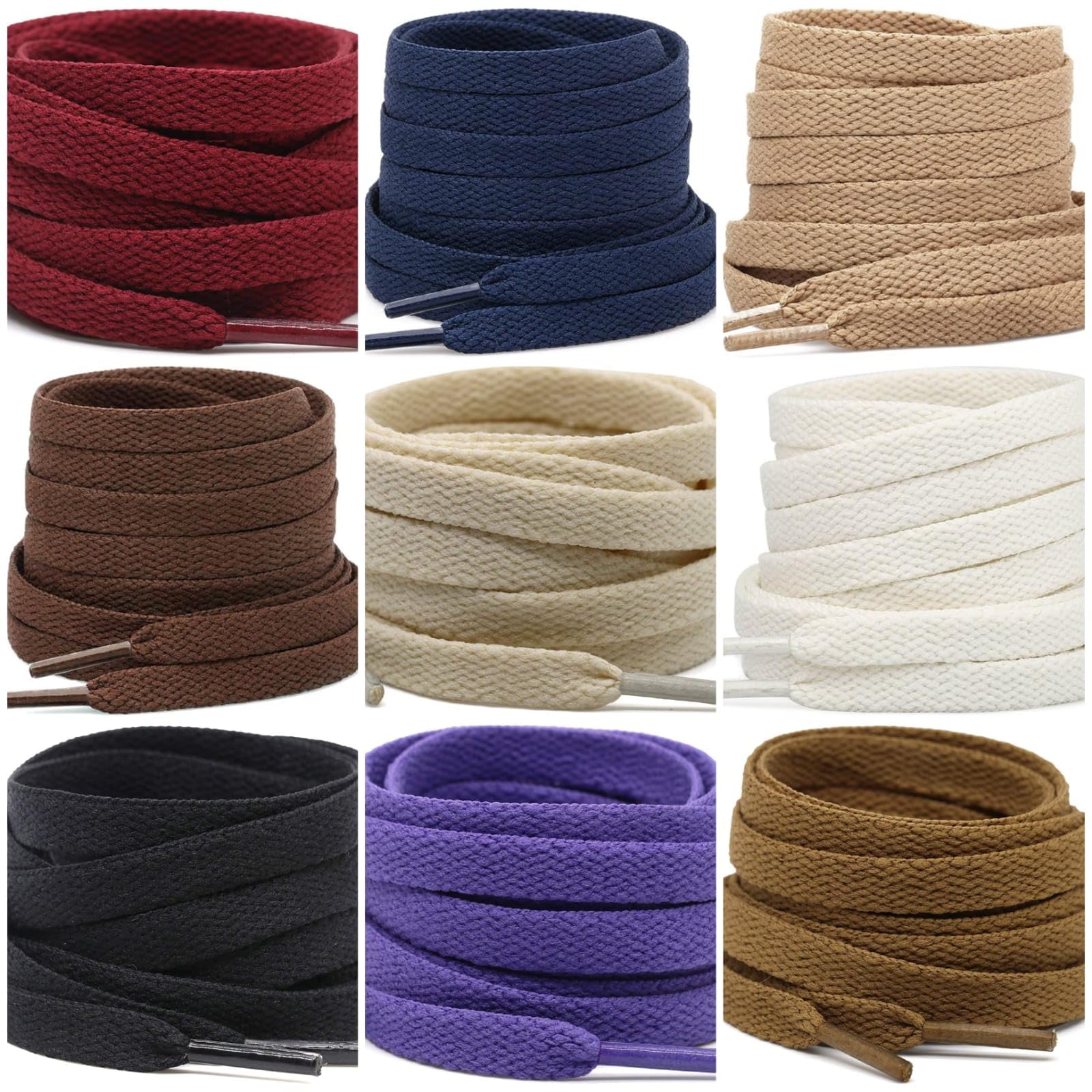 (9 pcs Multi color Unisex Flat Nada/Dori Strings for Indian Dresses Pajama Lehenga Saree Petticoat Salwar Churidar for Men and Women