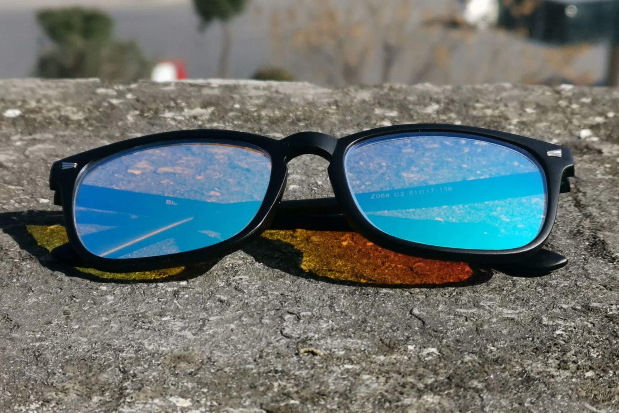 SHINU Farbenblinde Brille Damen and Herren Farbenblinde Brille Geeignet zum Menschen mit Farbe Blind Kurzsichtigkeit Brille Lesebrill-RN8068(C3,Lesebrille 3.50)