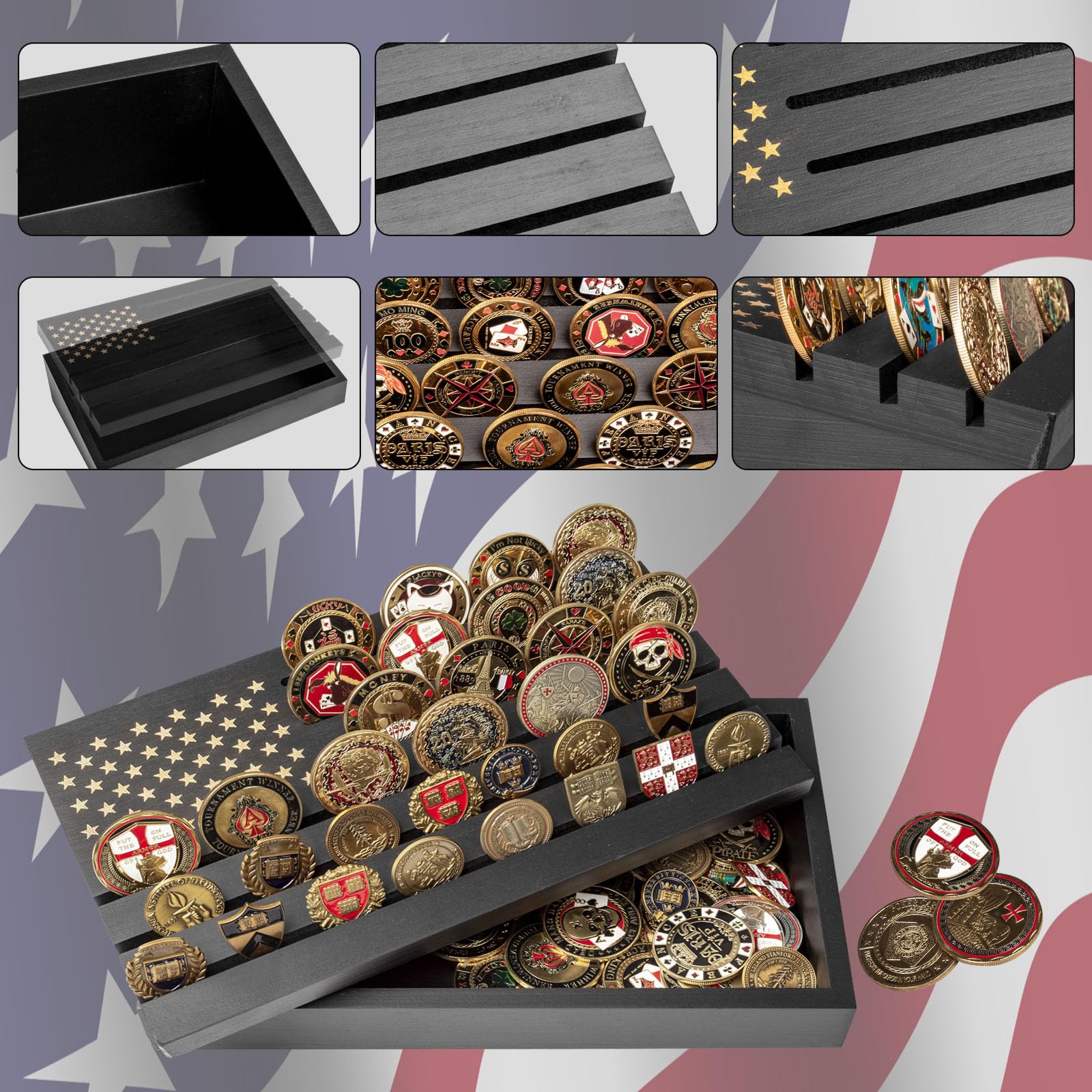Cokritsm Challenge Coins Display Stand - Image 3