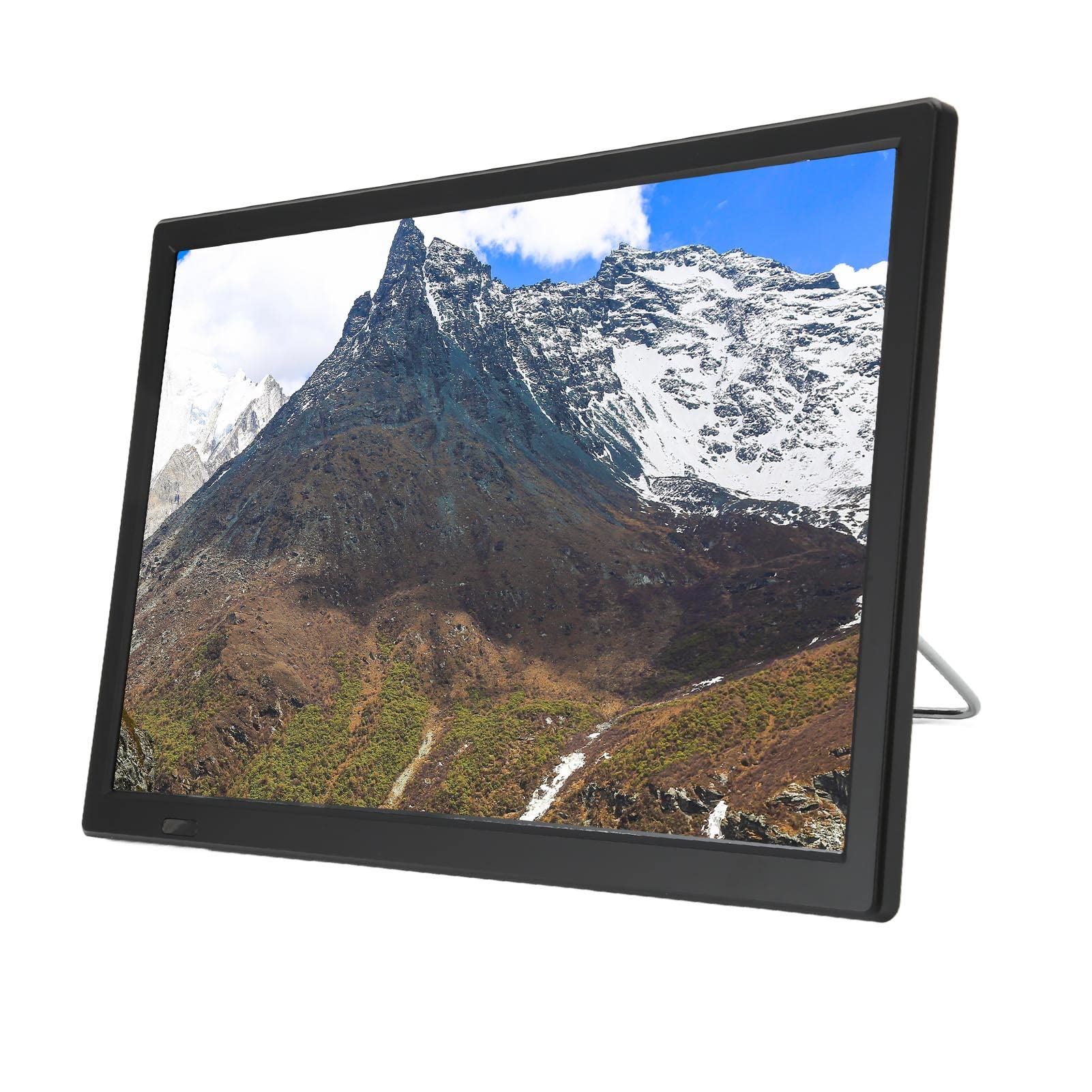 Moniteur LED TV Portable 16 Pouces, écran HD LED TV avec Batterie au Lithium Rechargeable, pour Voiture, Caravane, Camping, Extérieur, Cuisine, Télévision/Moniteur avec Prise USB
