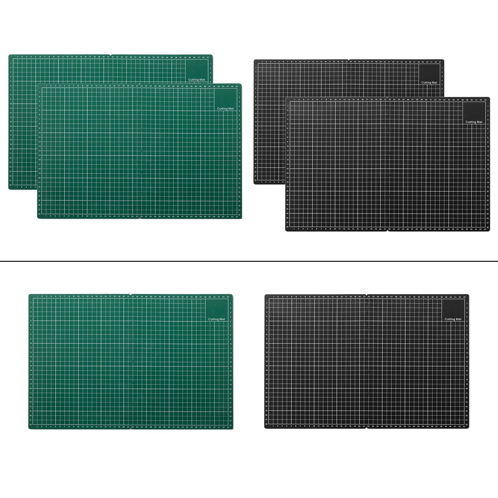 2 alfombrillas de corte plegables profesionales para joyas, almohadilla de corte portátil, textura de polipropileno para manualidades de precisión con almohadilla de corte giratoria