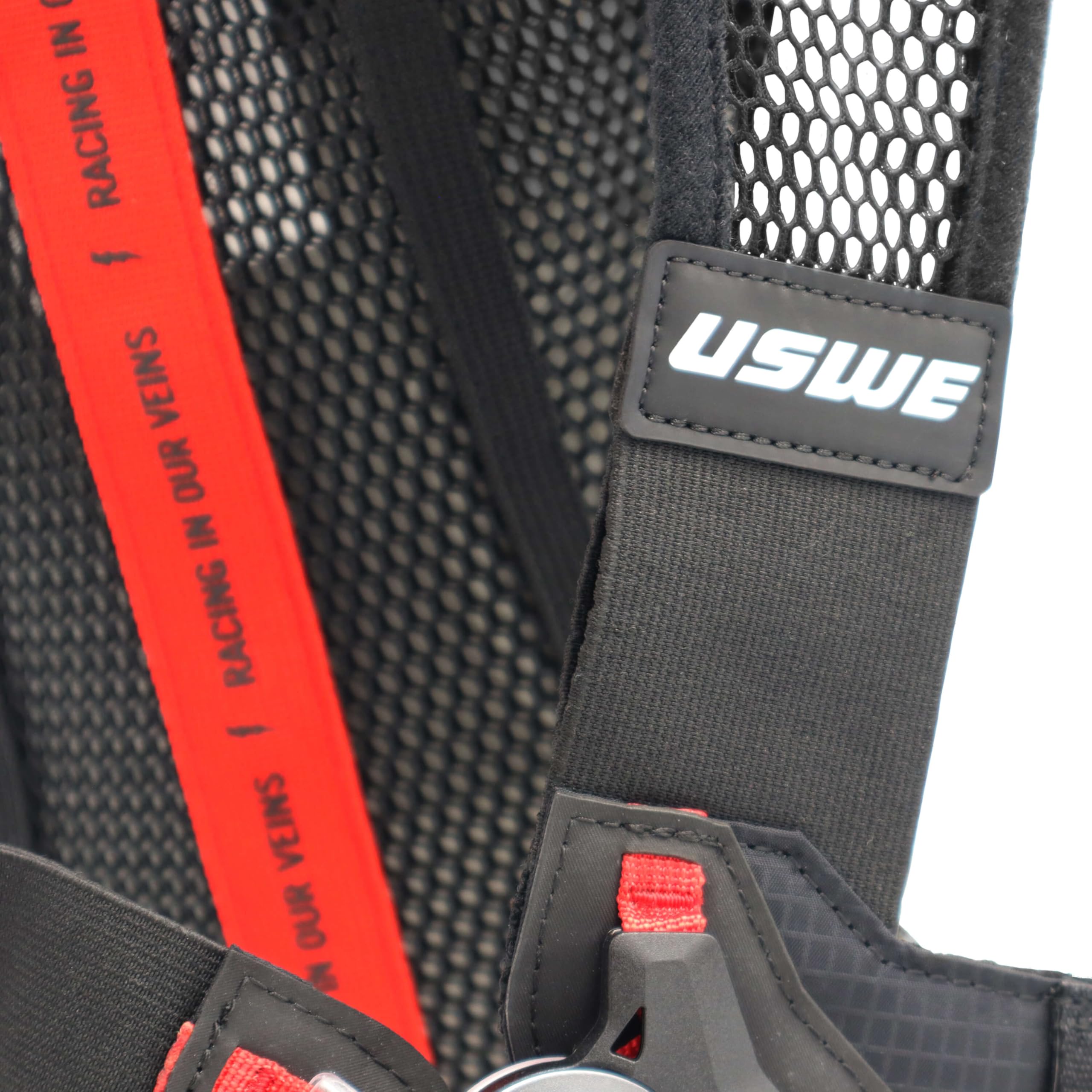 USWE Race 2.0, zaino idrico ultra leggero con sacca d'acqua da 2,0 l, confezione a prova di perdite, per ghiaia, MTB, corsa, escursionismo, ciclismo, campeggio, ciclismo, per uomini e donne (bianco