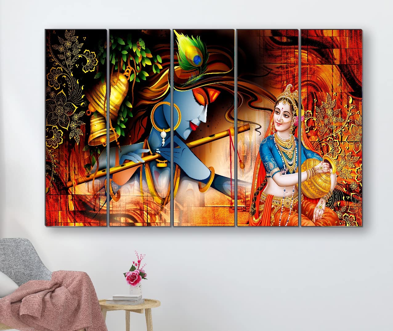 See full amazon price history chart for SAF paintings Set of 5 Radha Krishna religious modern art 6MM MDF large Premium Panel wall painting 50 Inch x 30 Inch SANFXL35076 SAF paintings Set of 5 Radha Krishna religious modern art 6MM MDF large Premium Panel wall painting 50 Inch x 30 Inch SANFXL35076 (B0C2V7QWGH) Amazon Price History, Amazon Price Tracker