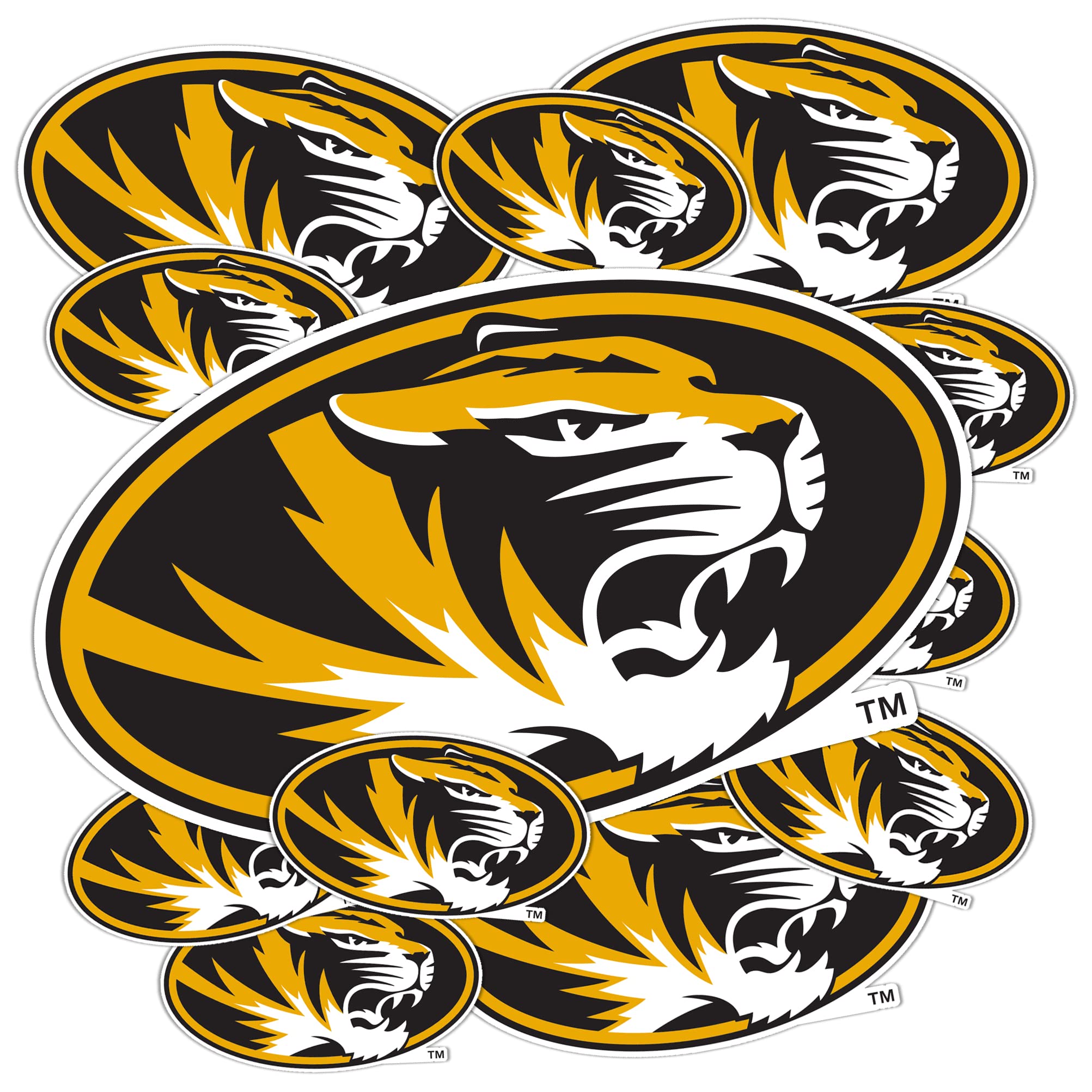 Desert Cactus University of Missouri Stickers Tigers Mizzou Vinyl Decals Laptop Water Bottle Car Scrapbook 13.46x10.94 Sheet T3 (Type 3-1)