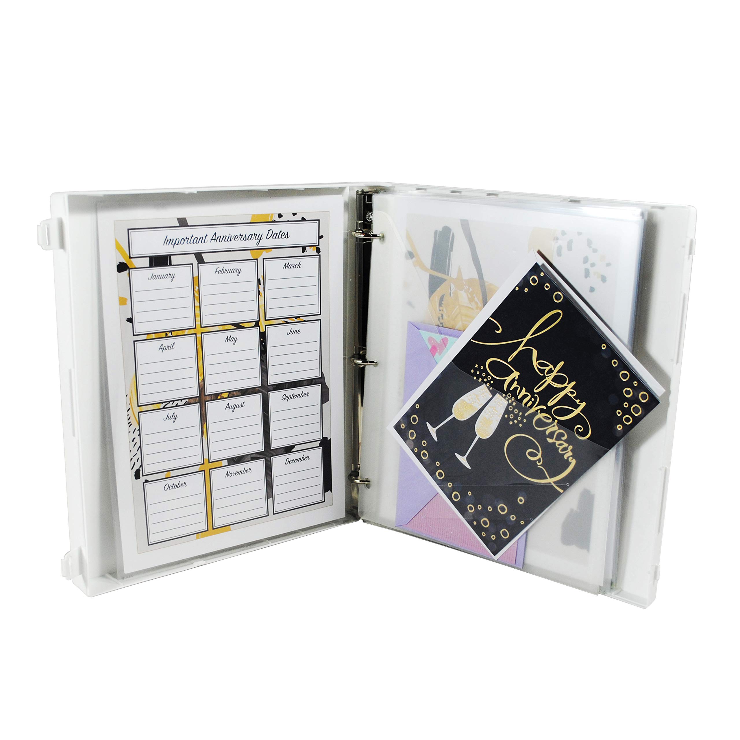 binder for greeting cards Sweet Celebrations Big Greeting Card Organizer – Happy Planner main image 1