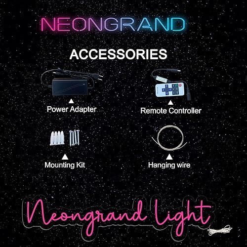 Miniatura 6 de Letrero de neón de café (24 x 6 pulgadas, control remoto y enchufe incluido) Café claro LED para cafetería. Decoración de pared para cafetería (24 x