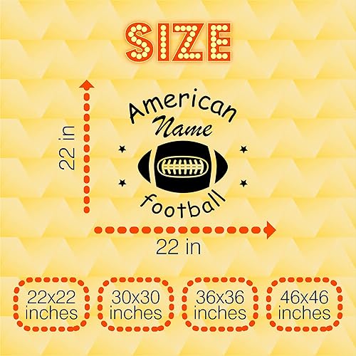 Miniatura 4 de Decoración personalizada de sala de fútbol para dormitorio de niños, calcomanía de pared con nombre personalizado con calcomanías de pared de fútbol