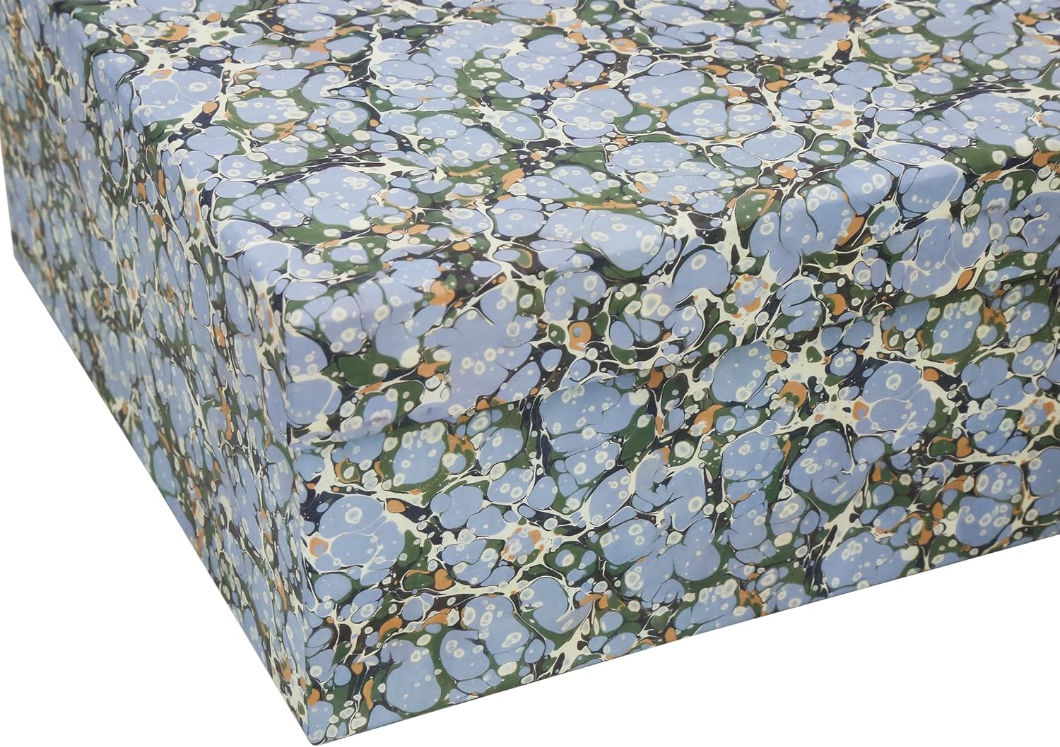 3-Piece Decorative Storage Boxes with Lids, Artistic Marble Pebble Pattern, Cardboard Paperboard Keepsake Box Set, Photo & Memory Storage for Home Decor and Modern Organization