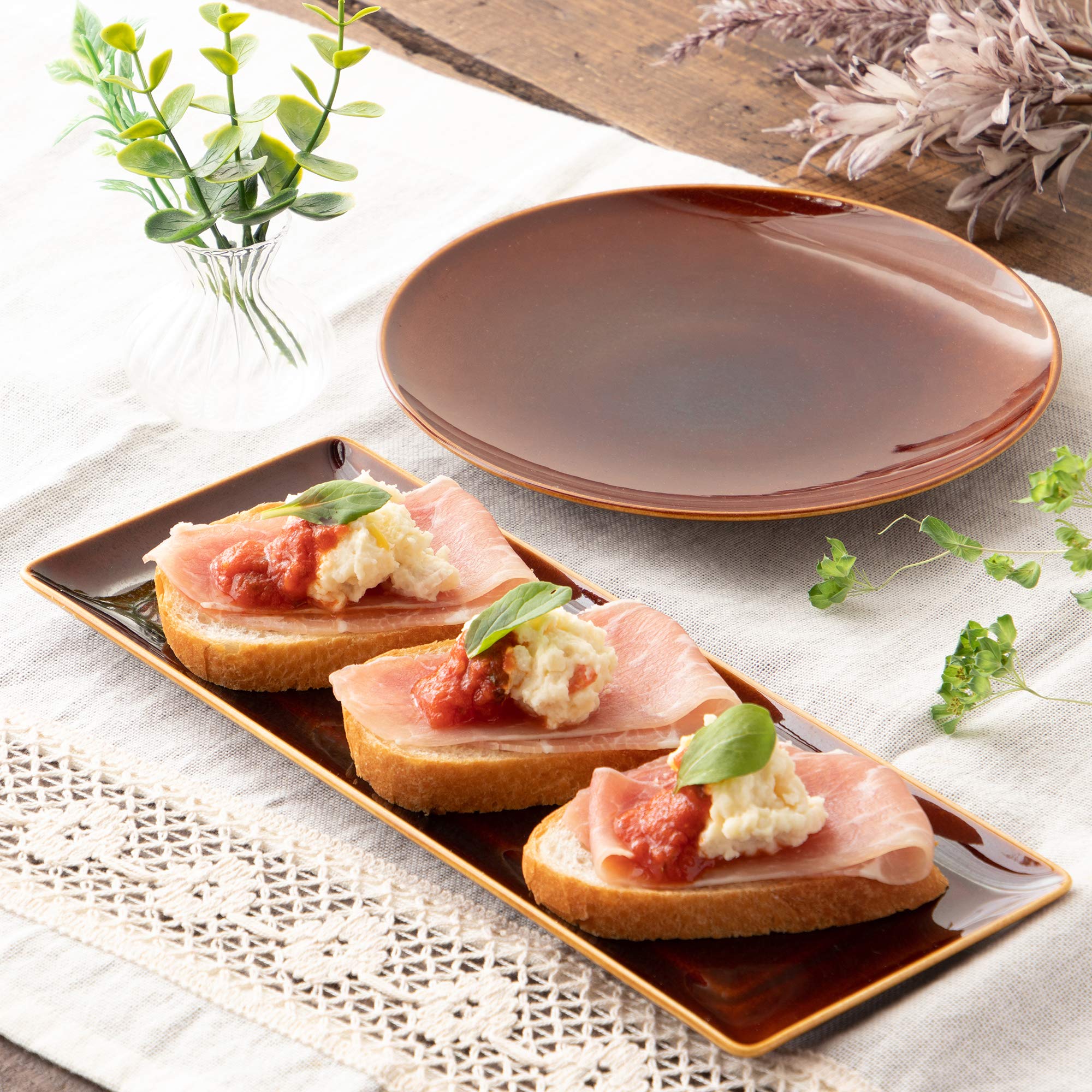 Amazon.co.jp: NARUMI(ナルミ) プレート 皿 あえか(aeca) 鉄赤