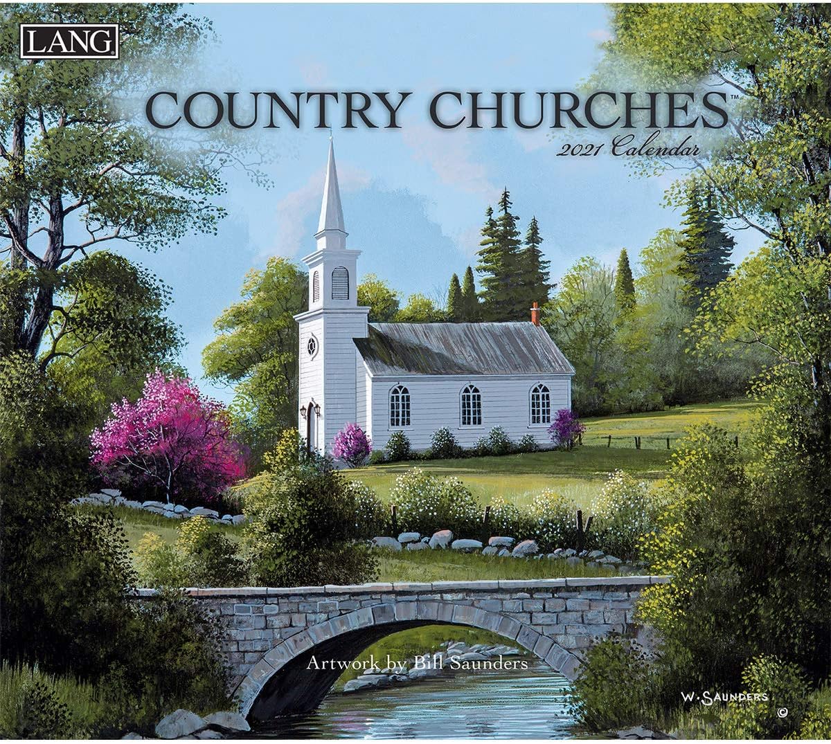 Lang Country Churches 2021 Wall Calendar (21991001904)