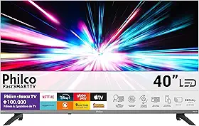 Smart TV 40" Philco Roku TV HDR10 Dolby Áudio P40CRA