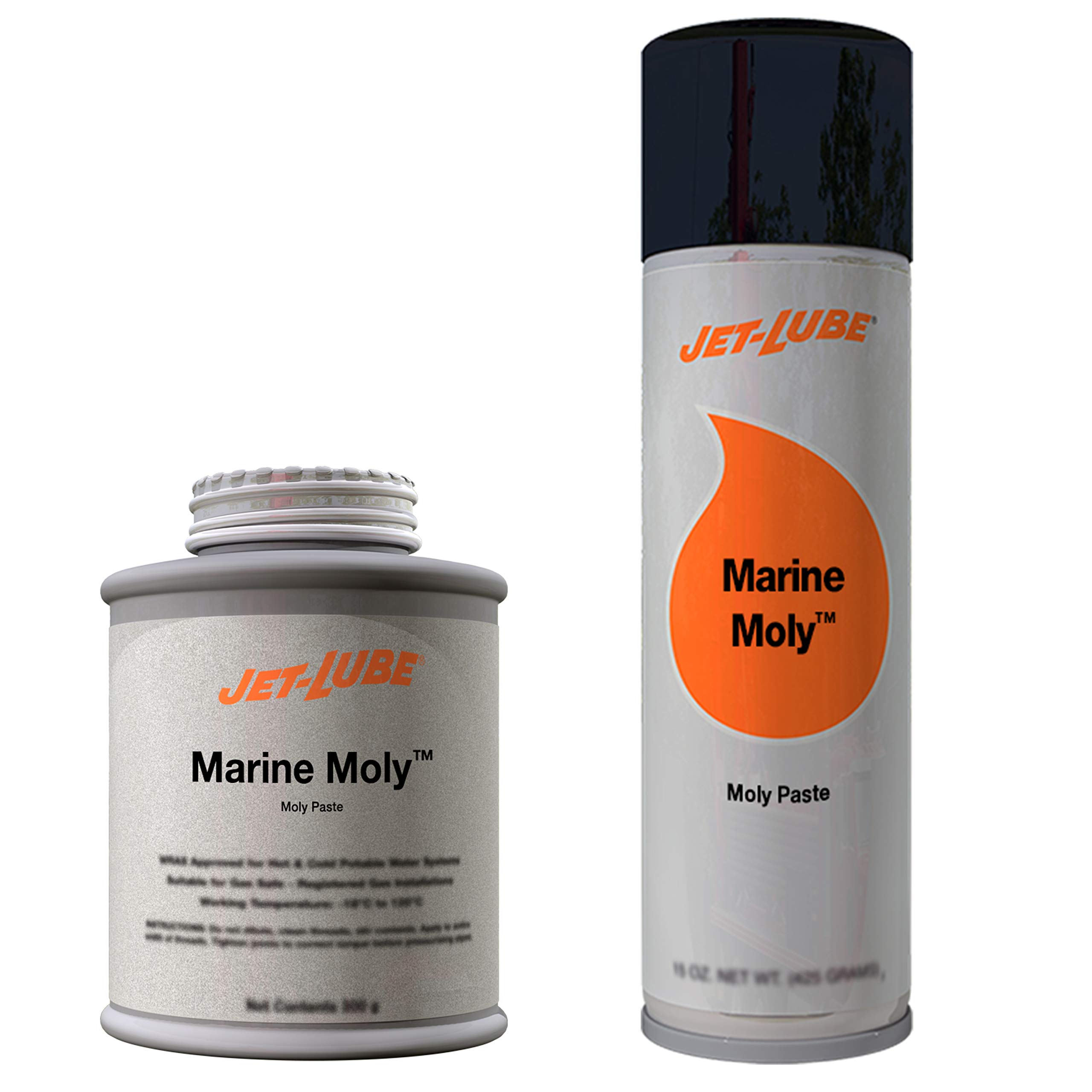 Jet-Lube Marine Moly - Disulfide Lubricating Paste Bentone | Extreme Pressure | Marine Products | Water Resistant | 1 Lb.
