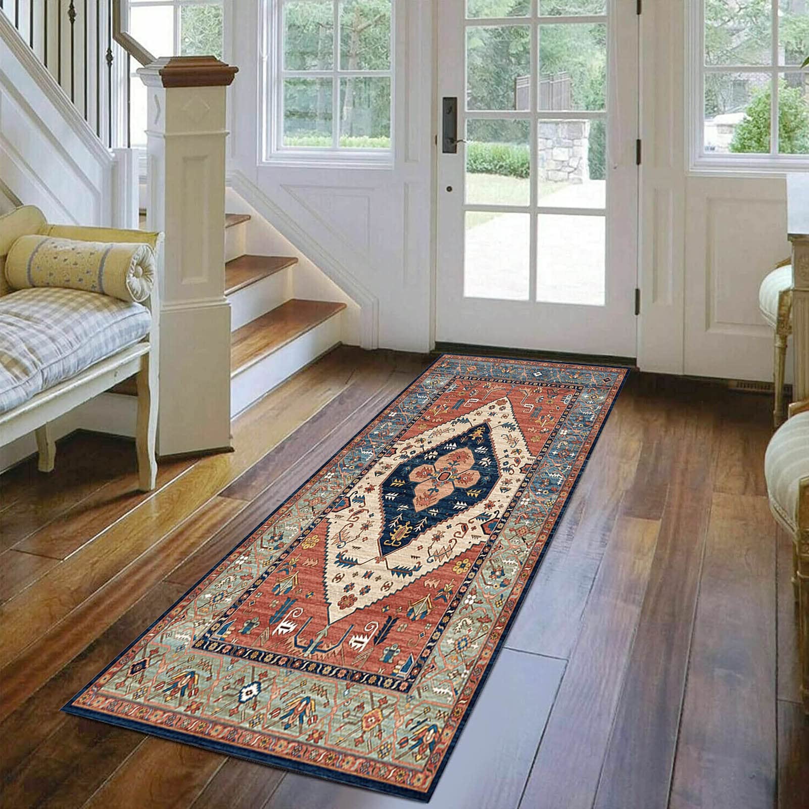【Vintage rug】ランナー ラグ ｜234 × 75cm｜カーペット Vintage rug】ランナー ラグ ｜234 × 75cm｜カーペット