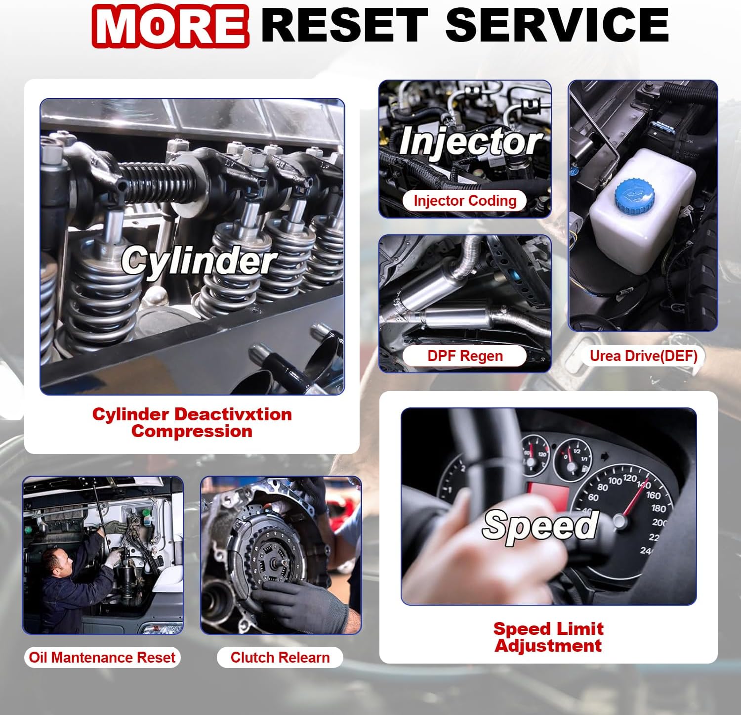 2026 LAUNCH CRP129HD Heavy Duty Truck Scanner with DPF Regen, Speed Limit Adjust Reset, Full System Diesel Semi Truck Diagnostic Tool & Code Reader for Cummins Detroit International Paccar