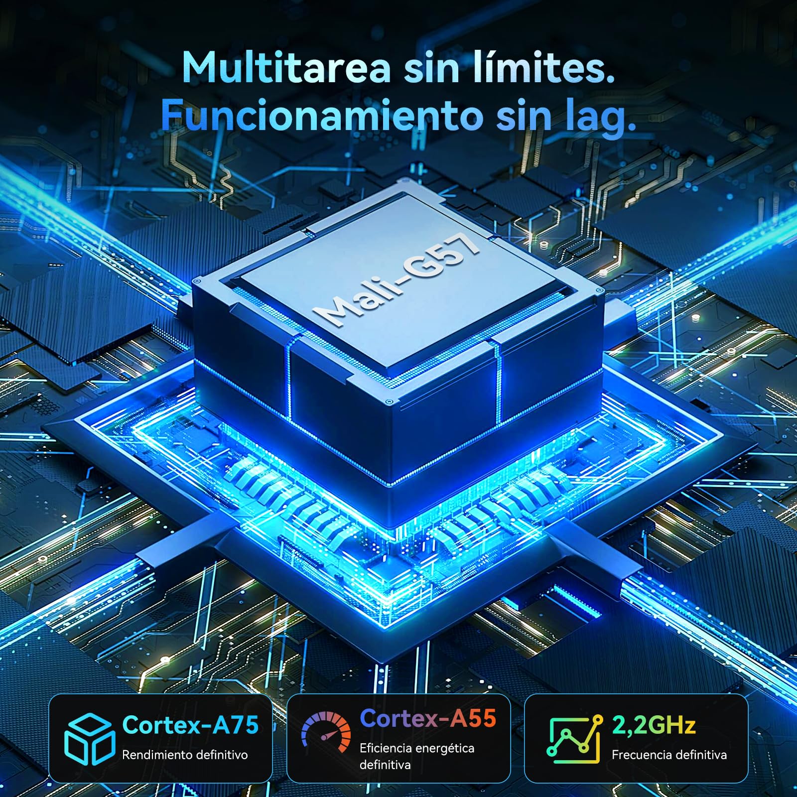 T60 Pro Tablet 13,4 Pulgadas,Android 16 Tableta con Teclado,120Hz Display,24GB RAM + 256GB ROM,10000mAh,WideVine L1/5G WiFi/GPS/Gemini AI,Octa-Core Tablets con Lápiz,Ratón,4 años de garantía