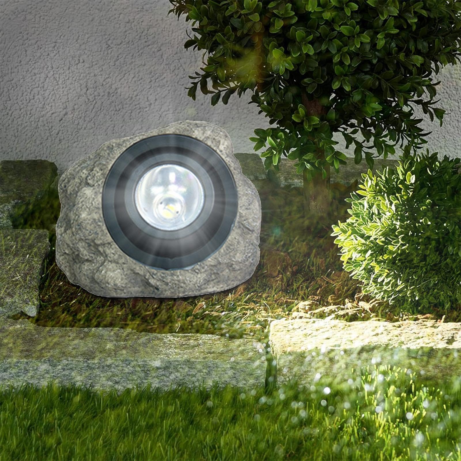 Solarleuchten für den Garten im Freien | Garten wasserdicht mit warmem Licht | Außen | Dekorative Solar-Beleuchtung von Járdin , Landschaftsbeleuchtung für den Außenbereich, Gehweg, Hof, Rasen,