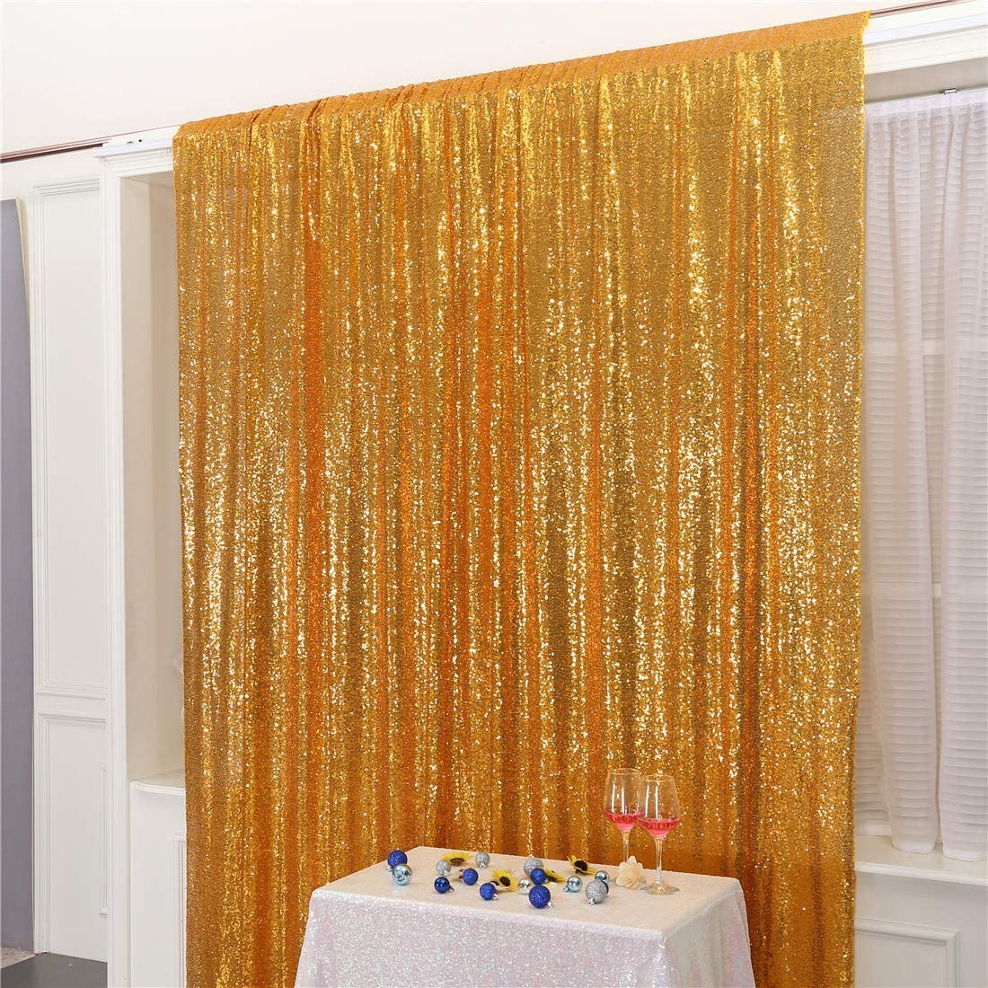 Sequin Backdrop 183x243cm Iridescent Shinny Sequin Photography Backdrop Party Prom Wedding Youtobe Banquet Photo Background (6x8 feet) — view 95