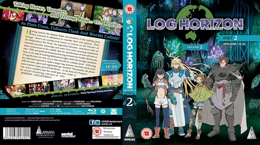 Amazon.com: Log Horizon S2 Part 2 [Blu-ray] : Movies & TV