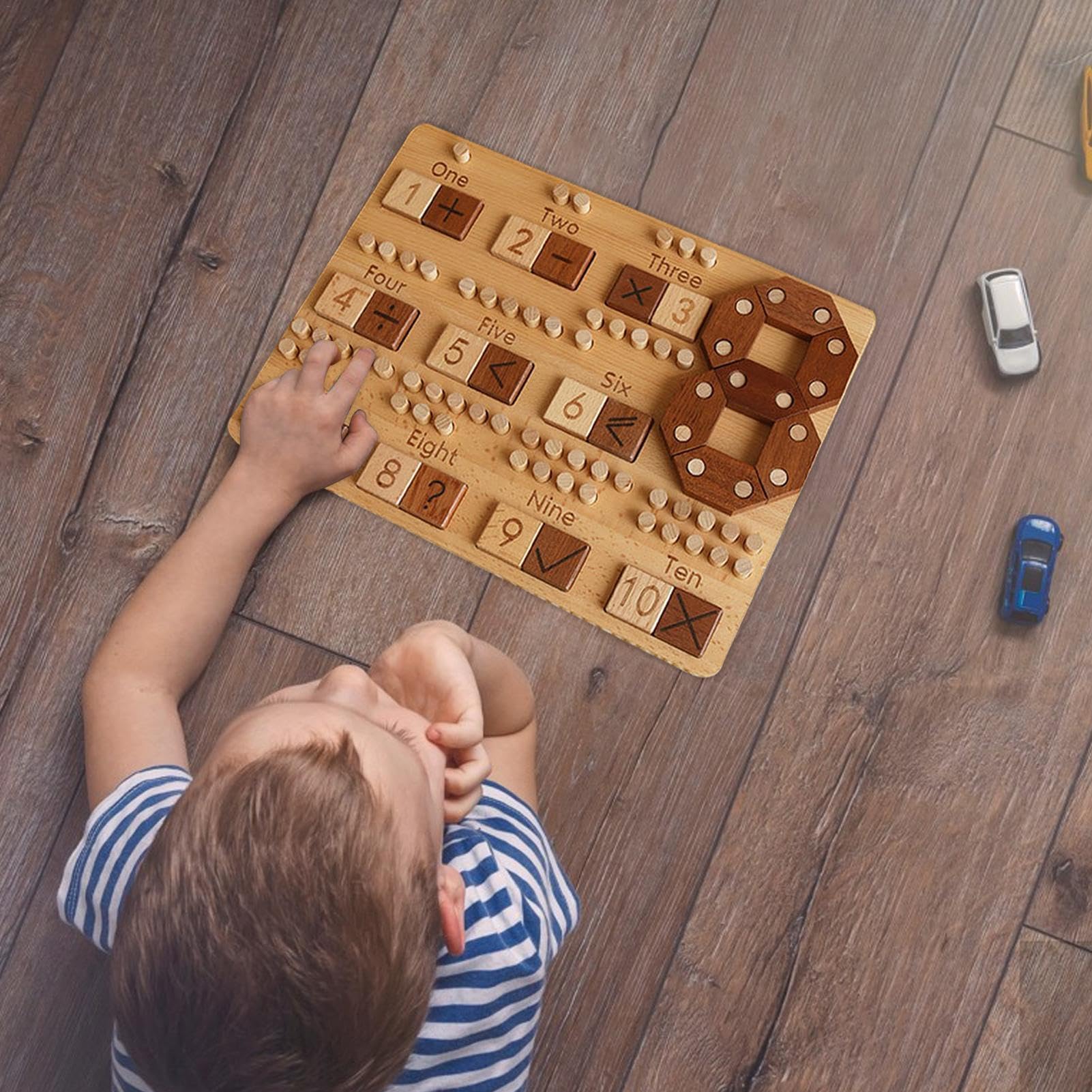 Set di Giochi da Tavolo Matematici Educativi per Bambini Calcolo Matematico | da Tavolo Didattico incentrato sui Numeri e Calcolo Pensato per Bambine