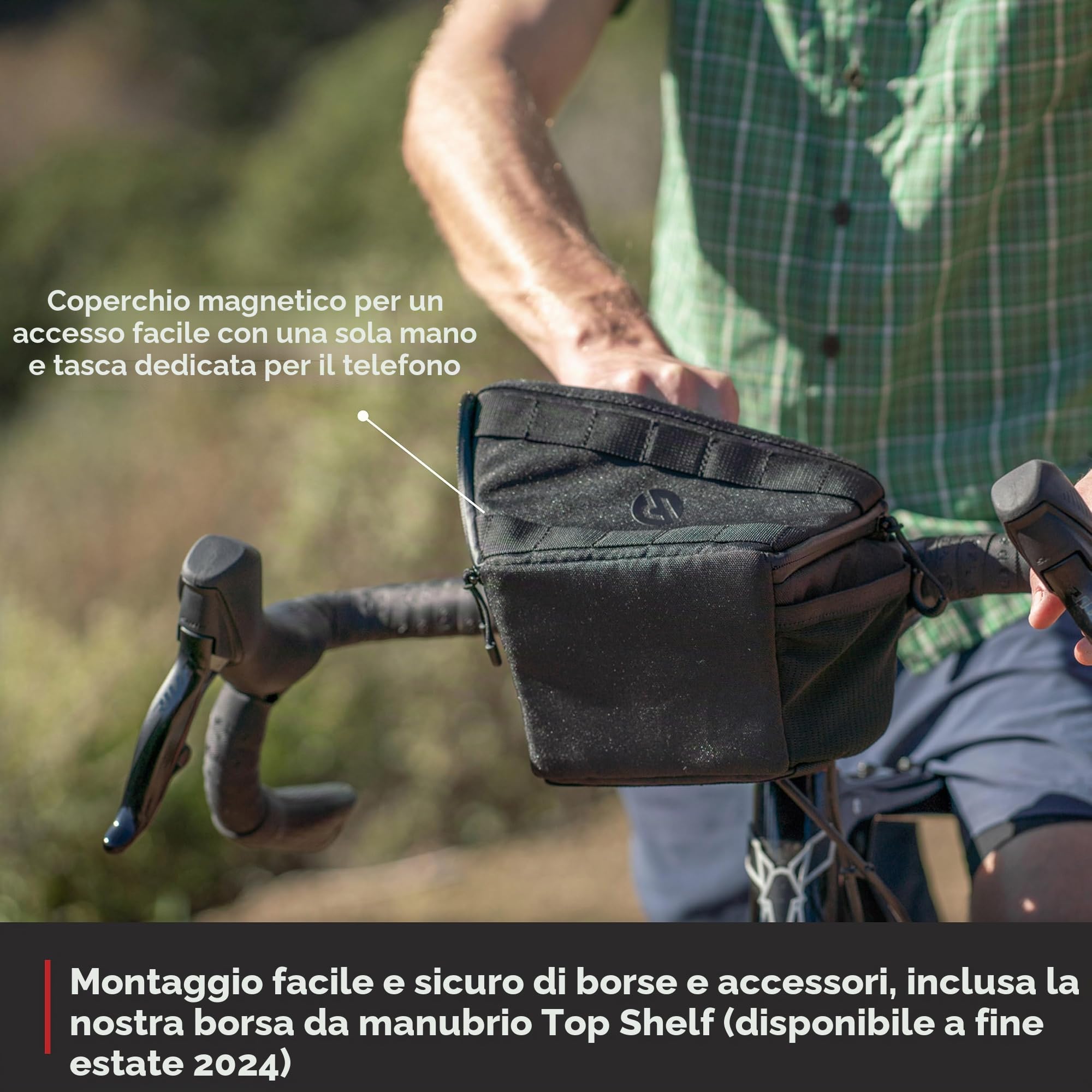 REDSHIFT Top Shelf Handlebar - 44cm Width, 70mm Rise
