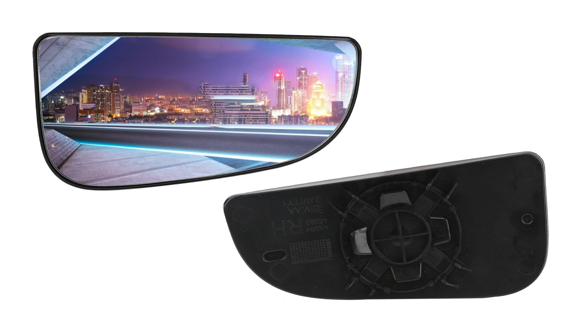 Amazon.com: 68067731AA Driver Left Side Lower Mirror Glass