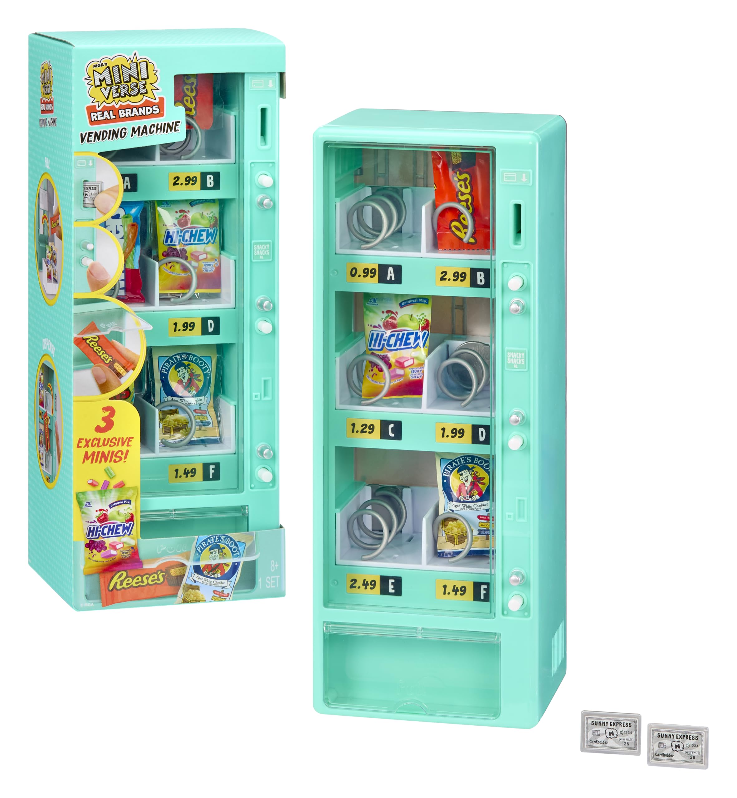Amazon.co.jp: MGAのMiniverse リアルブランド自動販売機 (ティール