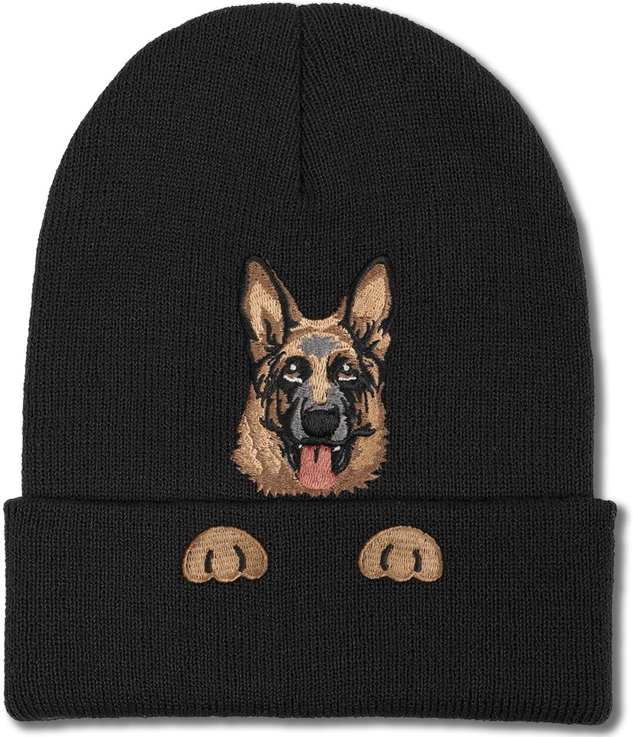 Dog Gifts Beanie hat Embroidered Dogs Winter Knitted Beanies Hats Dog Lover Gifts Skull Caps for Women Men
