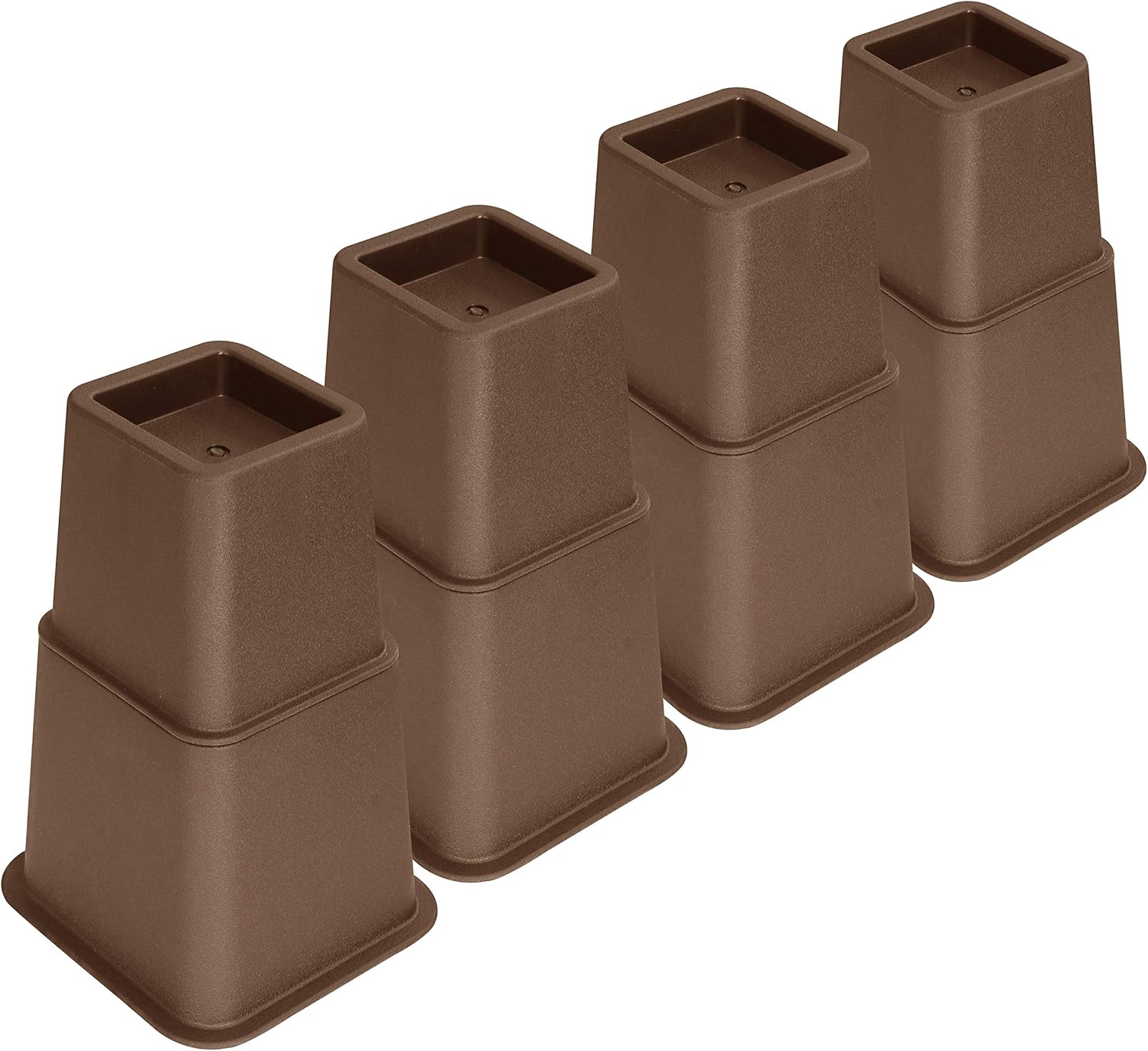 Utopia Bedding 8 Piece Premium Adjustable Furniture Risers (4 High and ...