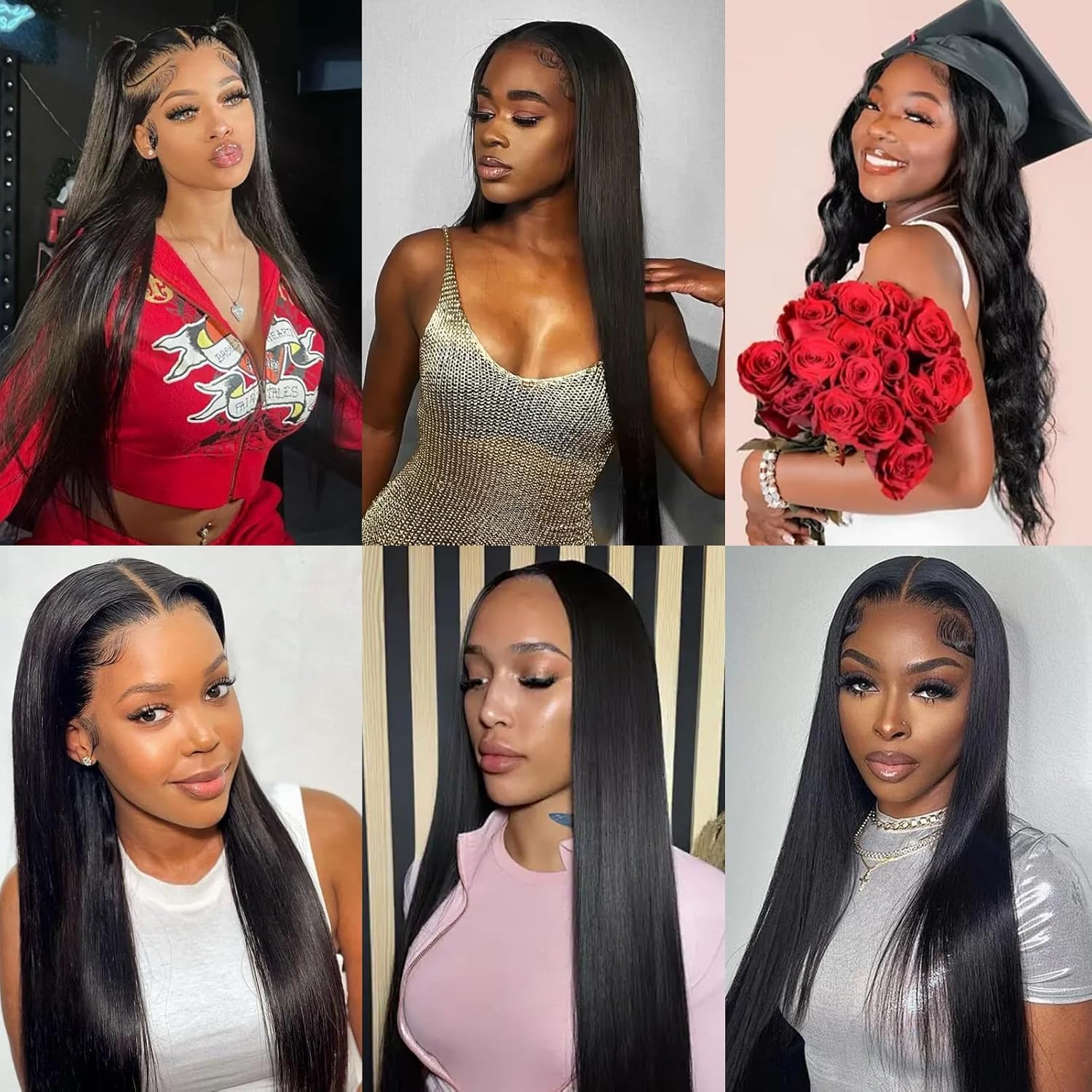 12A Raw Straight Bundles 100% Unprocessed Virgin Human Hair Bundles Double Weft Hair Weave Extensions Natural Color For Women (1B Straight, 18 Inch)