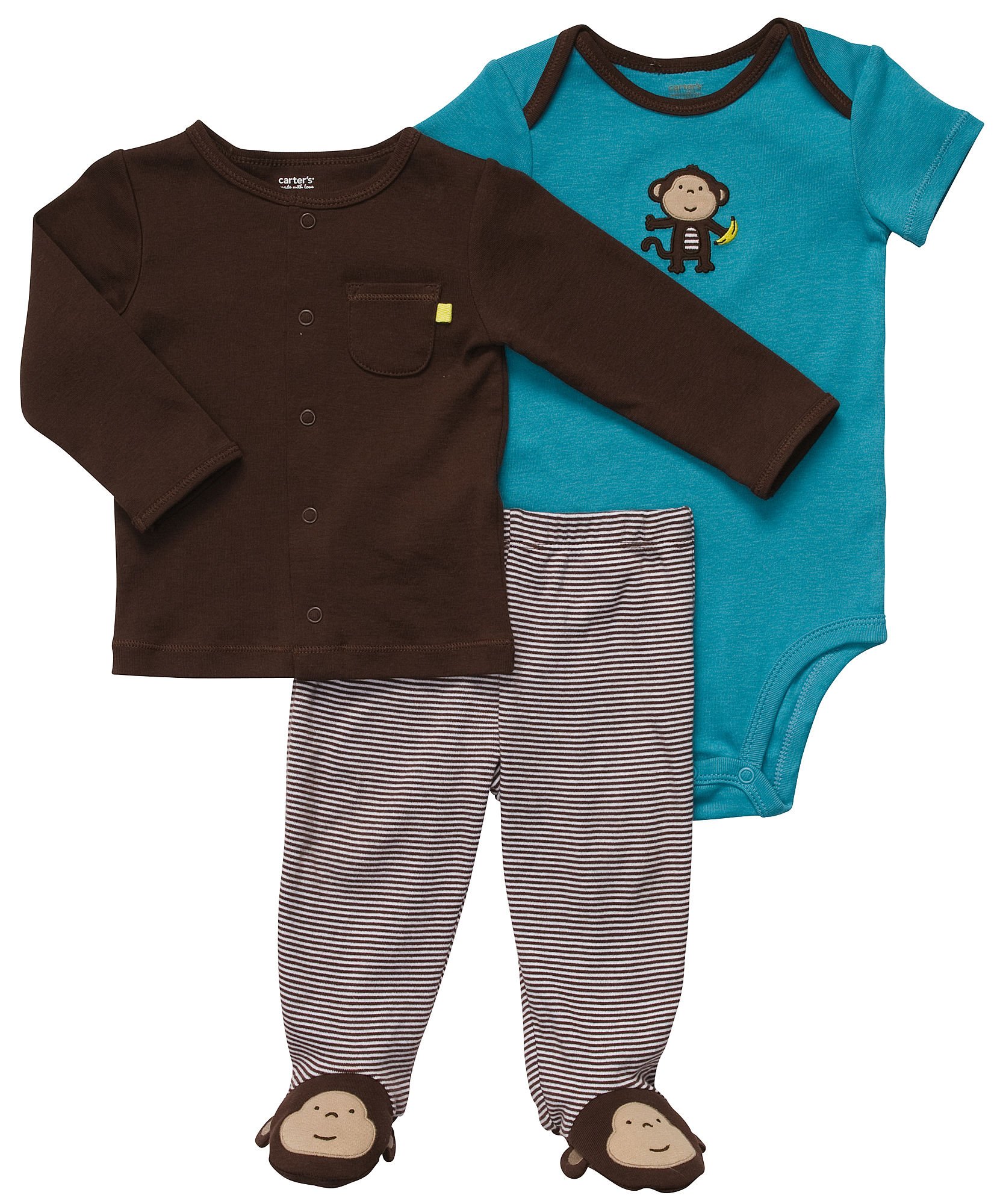 Carter's Baby Boy's 3 Piece Essentials