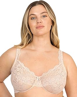 Signature Lace Unlined Underwire Bra with Added Support