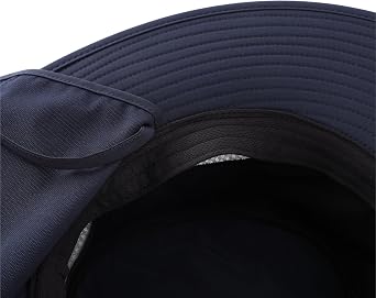 Connectyle UPF 50+ Wide Brim Sun Hat for Men Women UV Protection Fishing Hat with Neck Flap Outdoor Safari Bucket Hiking Hats